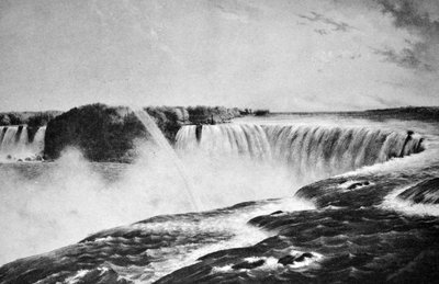 Currier & Ives Illustration 19th Century. The Falls of Niagara, From the Canada Side by N. and Ives, J.M. Currier